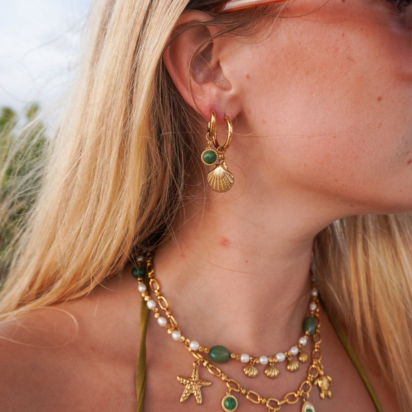 Dalia Earrings – Stainless Steel Earrings
