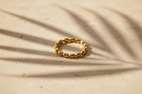 Alba Ring, Bolletjesring, Stainless steel