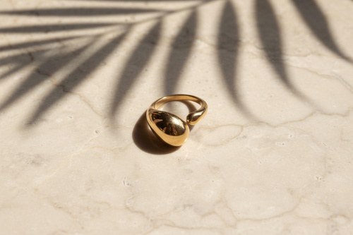 Raya Ring, Gewelfde ring, Stainless steel